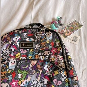 Tokidoki Backpack with Tags and Original Keychain